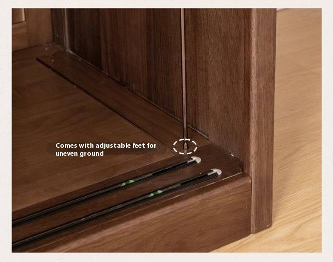 Golden Sandalwood Solid Wood Wardrobe.