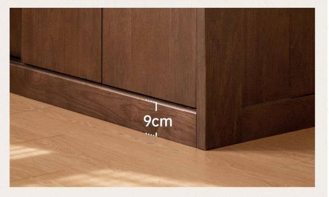 Golden Sandalwood Solid Wood Wardrobe.