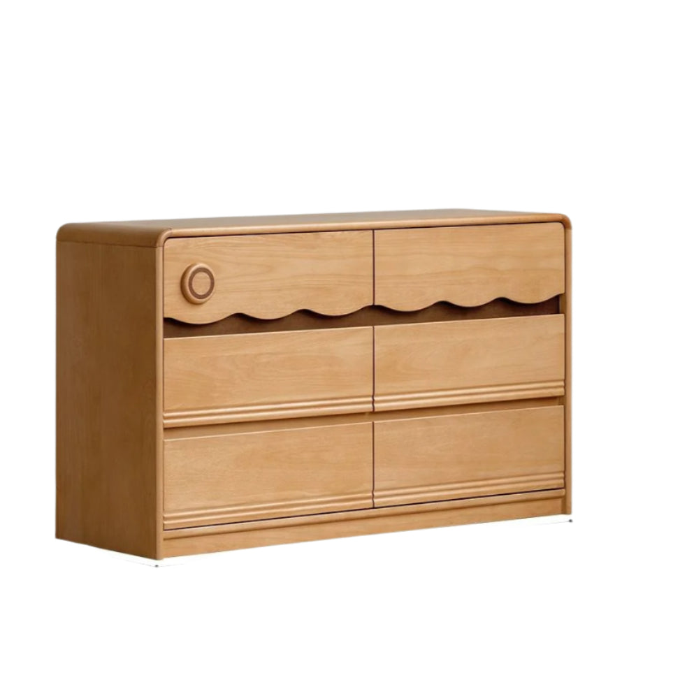 Beech Solid Wood Children's Chest of Drawers
